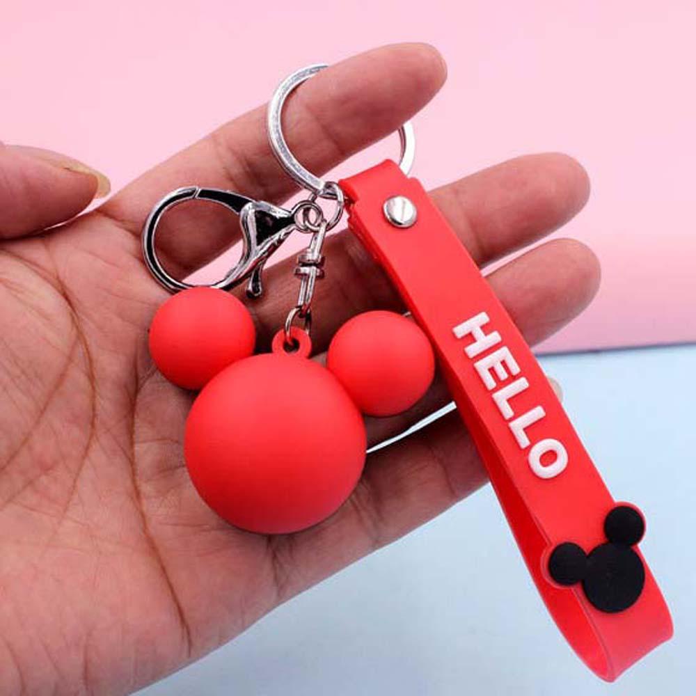 Móc Khóa Nhựa PVC Họa Tiết Hoạt Hình Đáng Yêu