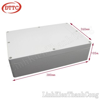 Hộp nhựa ABS 380x260x105mm (chống nước IP65)