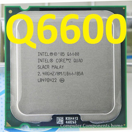 cpu cho máy bàn Q6600 # Q6600 chíp Q8300 chip Q8400 cpu Q9400 quad core Q9500 chạy cho main 775 như G31 G41 P41 P45