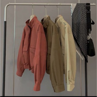 Áo Khoác Kaki dáng Bomber