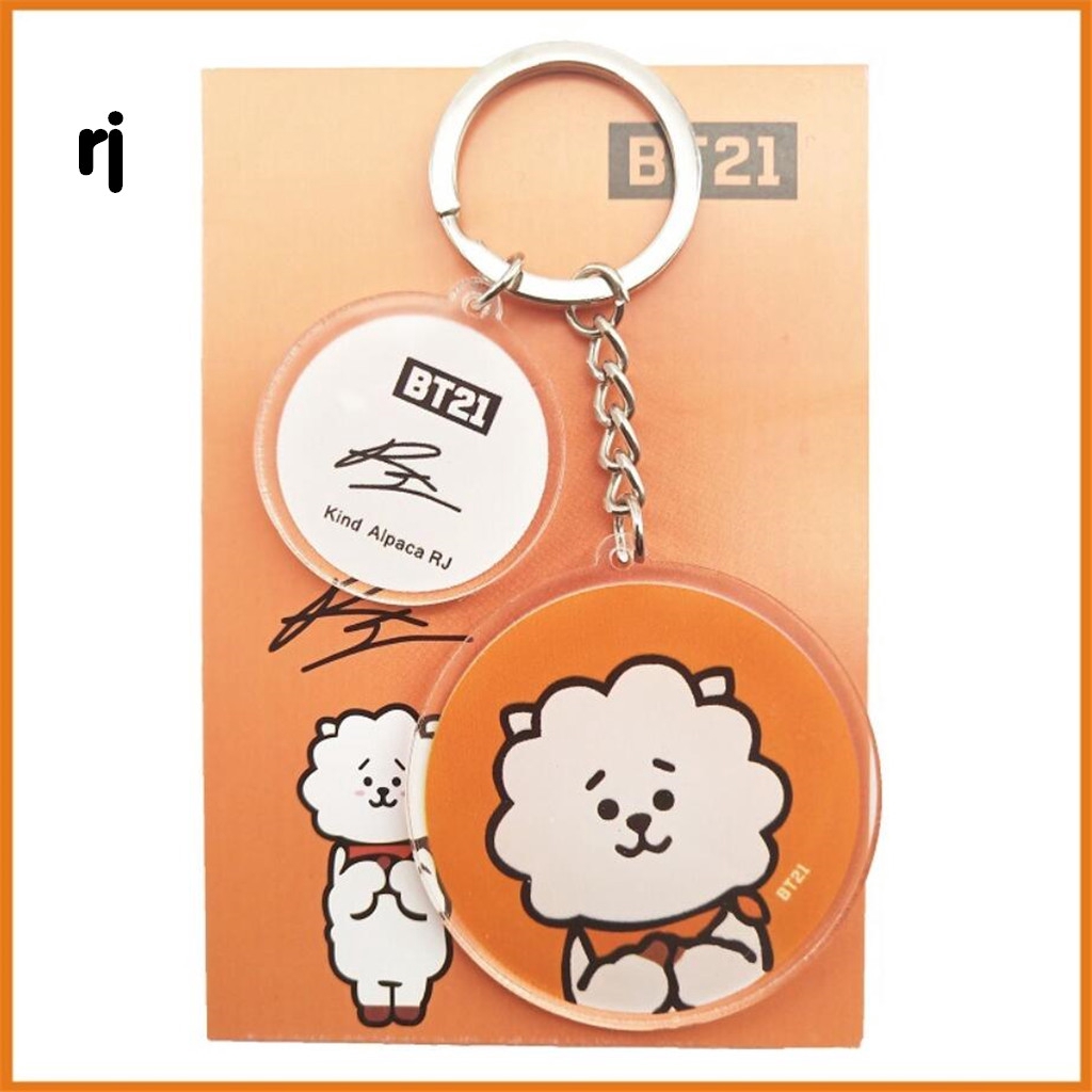 Móc khóa dễ thương phong cách KPOP BTS bt21