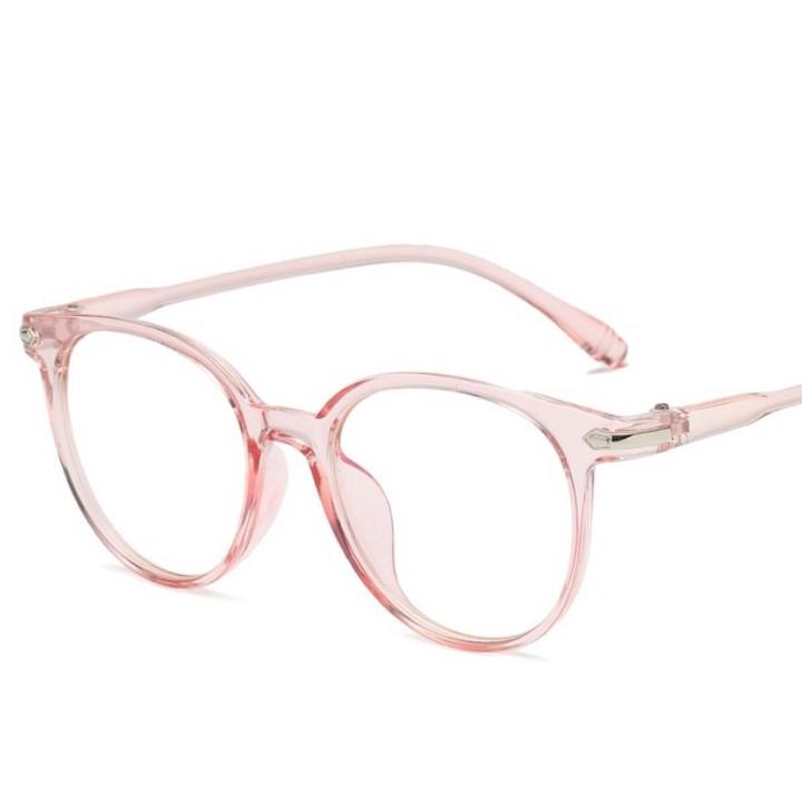Transparent Eyeglasses woman Anti_radiation Round Vintage