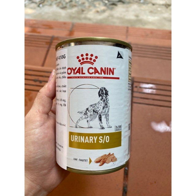 410G Pate chó Royal Canin Urinary Canine S/O - Hỗ trợ trị sỏi bàng quang thực phẩm lợi tiểu cho chó.