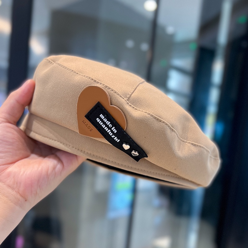 Mũ Beret Vải Satin Mỏng Thoáng Khí Thời Trang Xuân Thu Phong Cách Hàn Quốc Cho Nữ