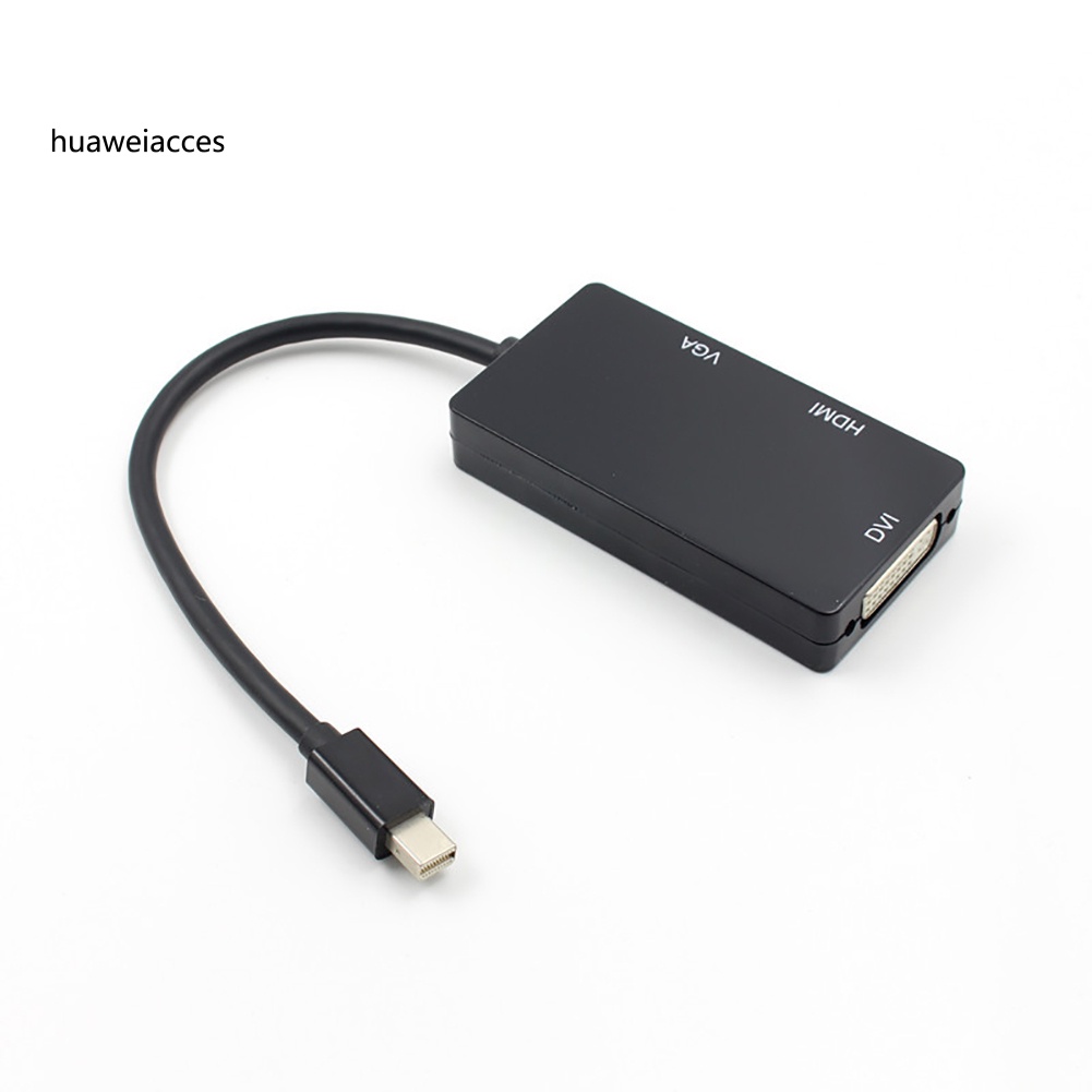 Cáp Chuyển Đổi 3 Trong 1 Từ Cổng Dp Sang Hdmi-Compatible Vga Dvi Cho Macbook Pro Air | BigBuy360 - bigbuy360.vn