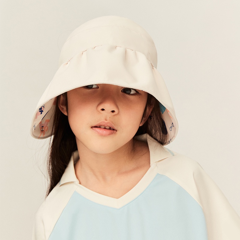 Mũ che nắng Ohsunny UPF50+ hai mặt chống tia cực tím họa tiết hoạt hình cho bé
