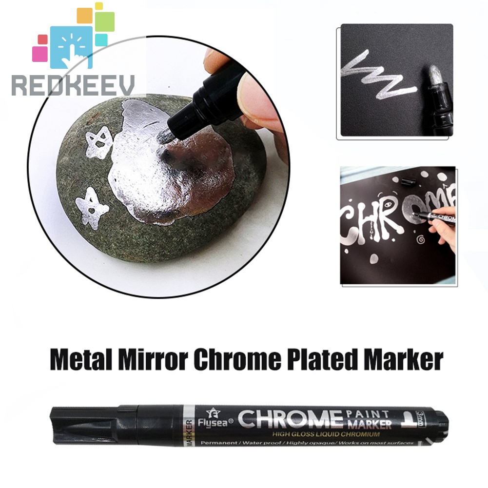 Bút lông tráng gương màu phản quang độc đáo DIY