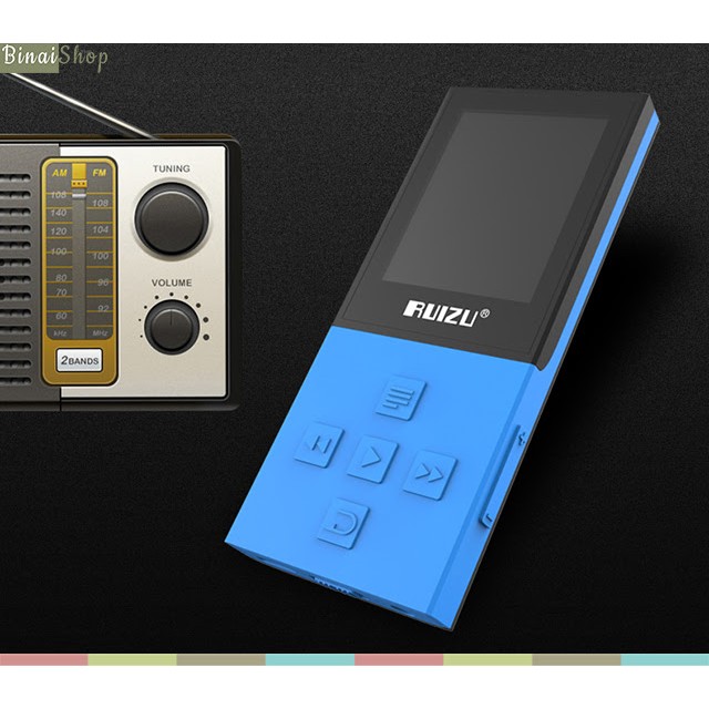 Máy nghe nhạc bluetooth lossless Ruizu X18 (Xanh)