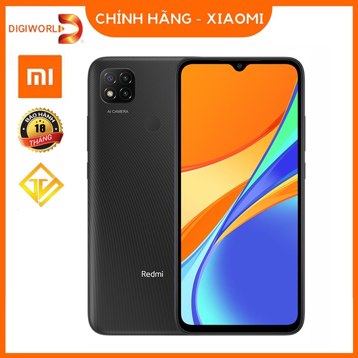 Điện thoại Xiaomi Redmi 9C-3GB/64GB Mới nguyên seal-Chính hãng Digiworld