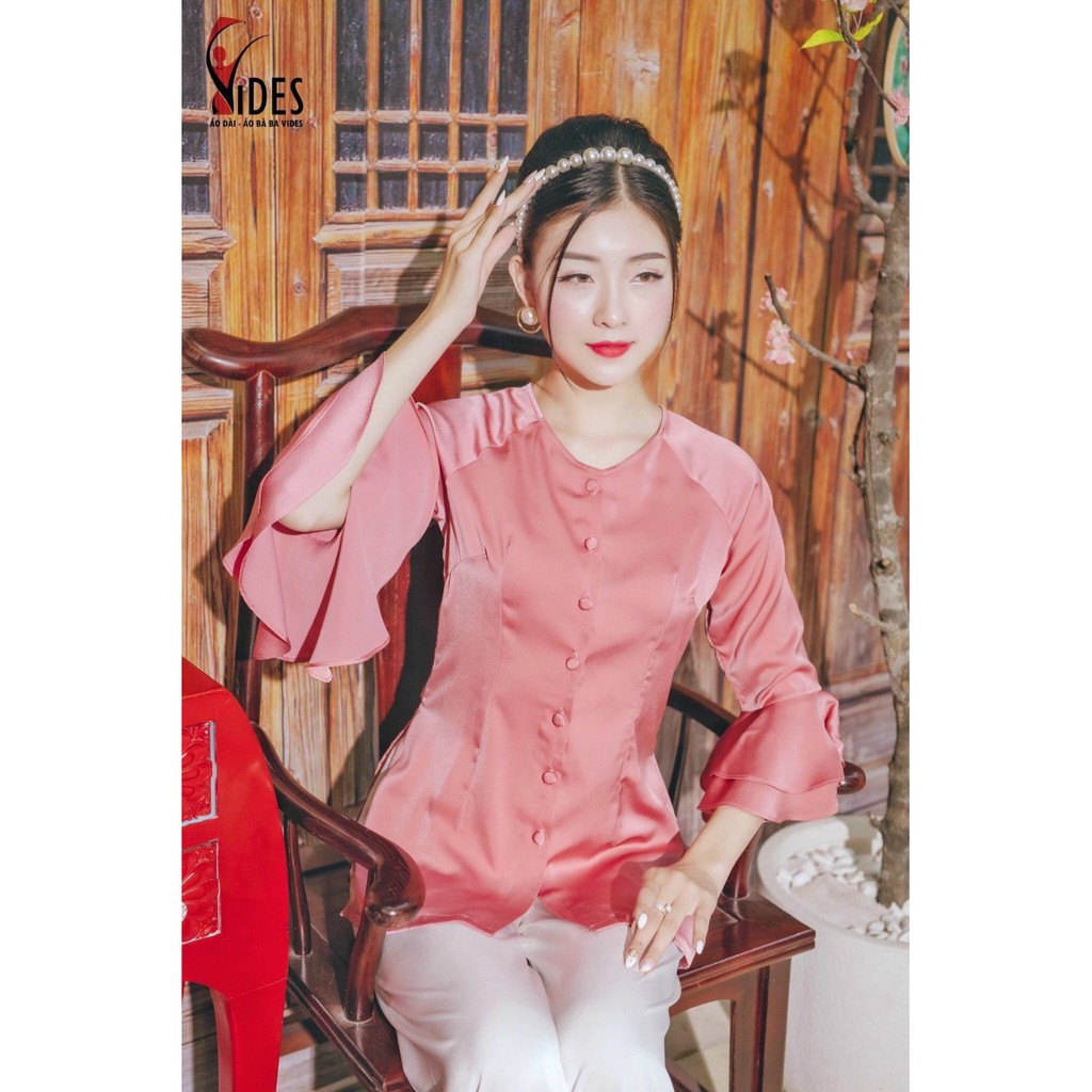 SÉT BÀ BA TAY BÈO VẢI LỤA CC