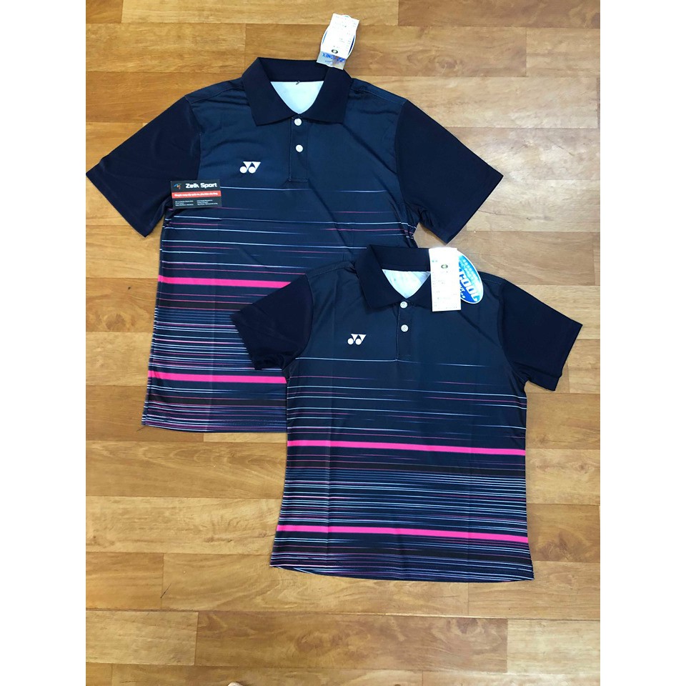 M nữ - Áo cầu lông Yonex 6042 xanh đen (nam,nữ)