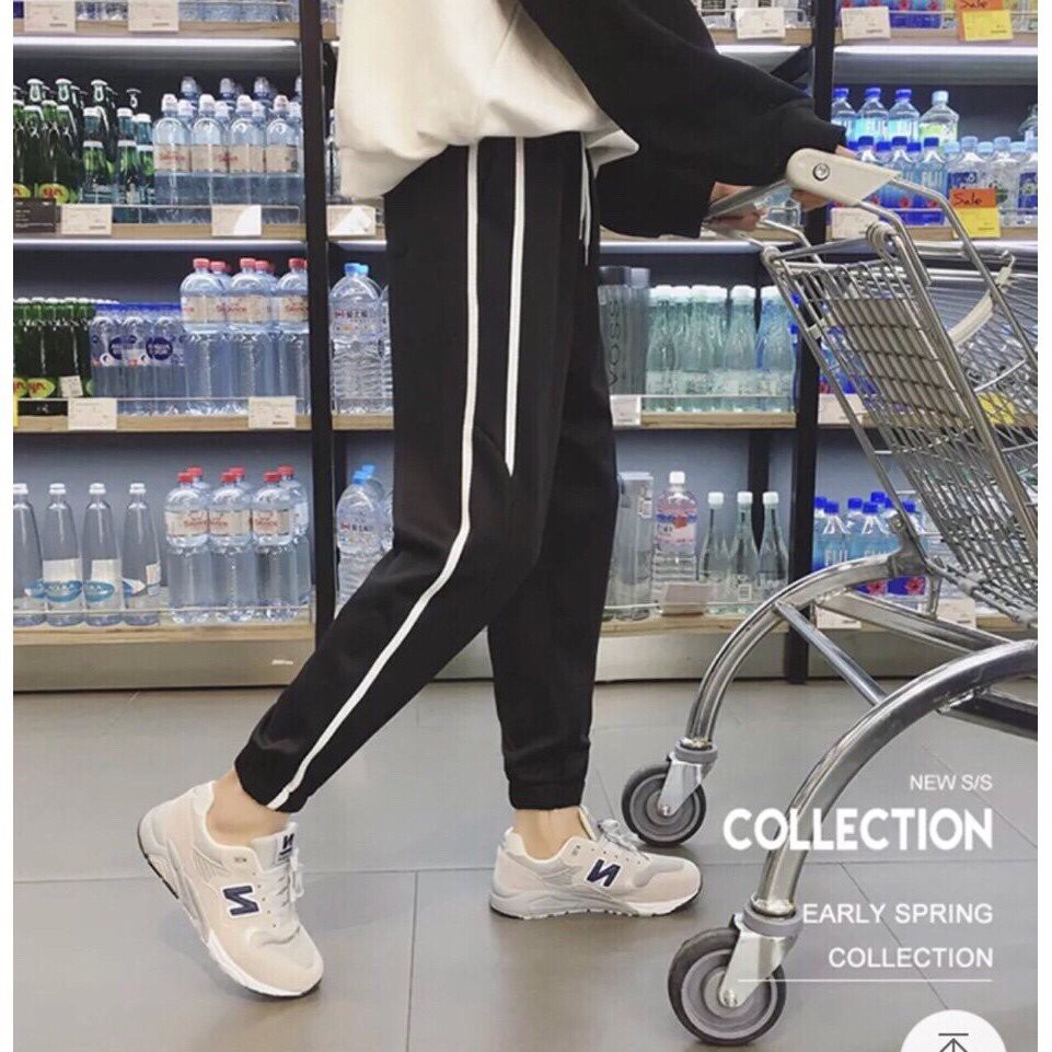 Quần jogger hai sọc đứt cực chất N10