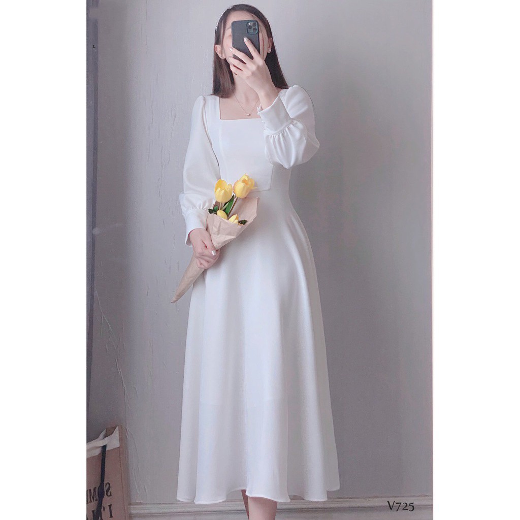 Váy trắng công chúa chụp kỉ yếu cực đẹp Albert Dress [BAO ĐẸP, BAO XINH]