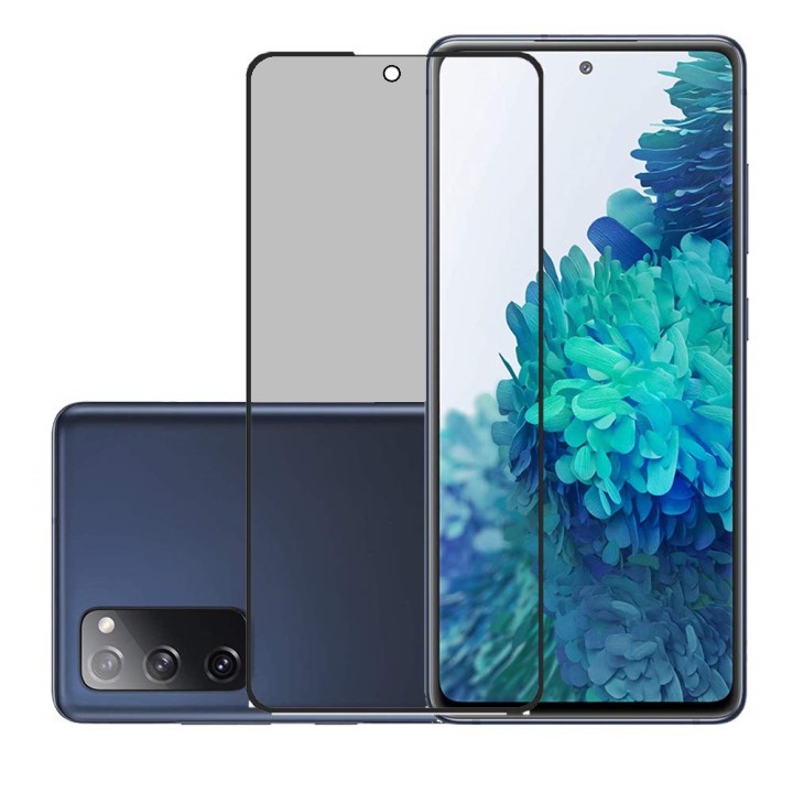 Kính cường lực Samsung S20 FE nhám Chống vân tay/ Chống nhìn trộm/ Full màn hình/ Không viền màu/ Ốp chống sốc