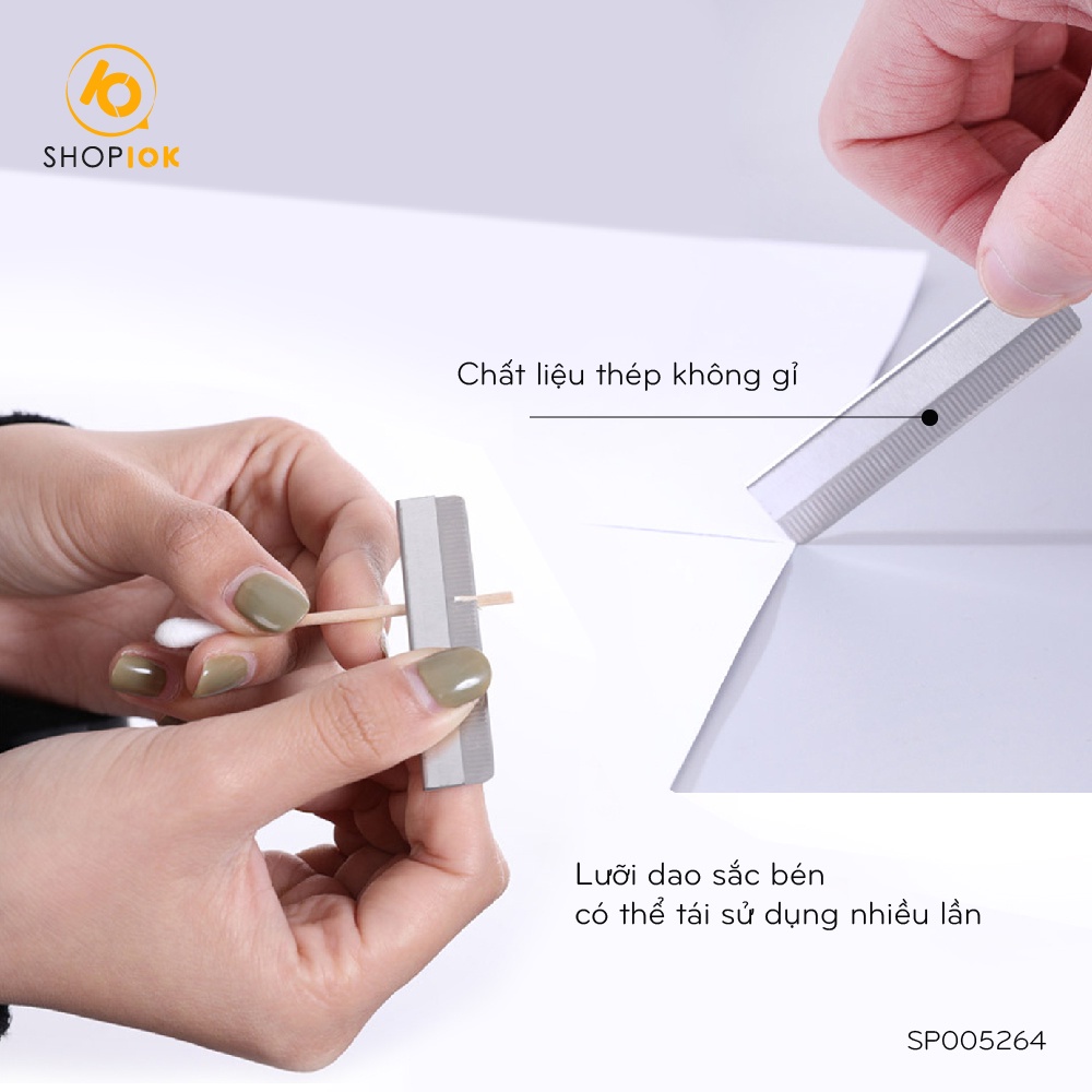 Dao cạo lông mày,râu, lông chân tiện dụng cho gia đình (Lẻ 1 cái - Hộp 10 cái) - SP005264