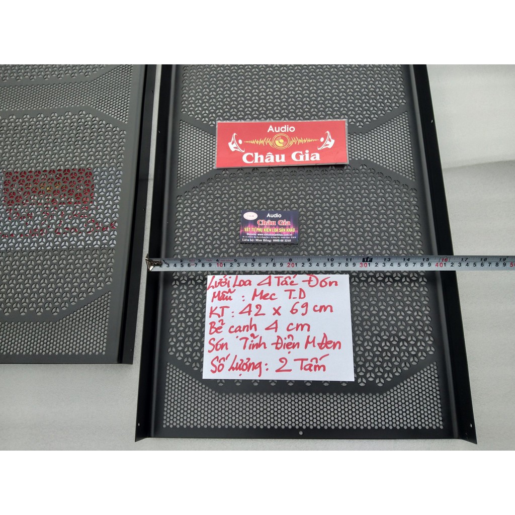 Lưới loa 4 tấc đơn 42cm 69cm 2 tấm