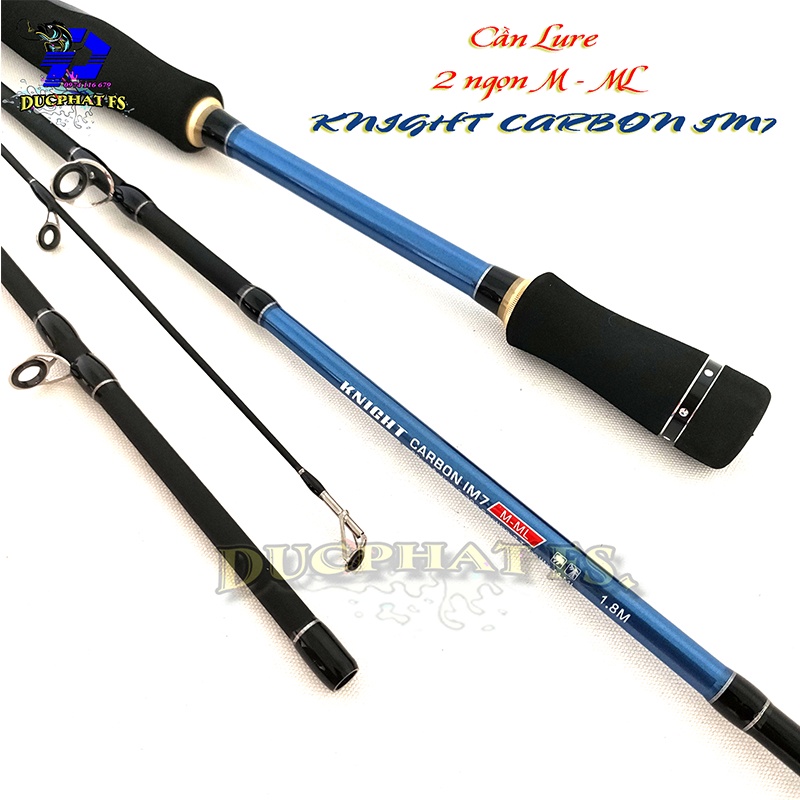 Cần Câu Lure Đứng, ngang KNIGHT 2 Ngọn M và ML , Cần câu Lure Lóc.