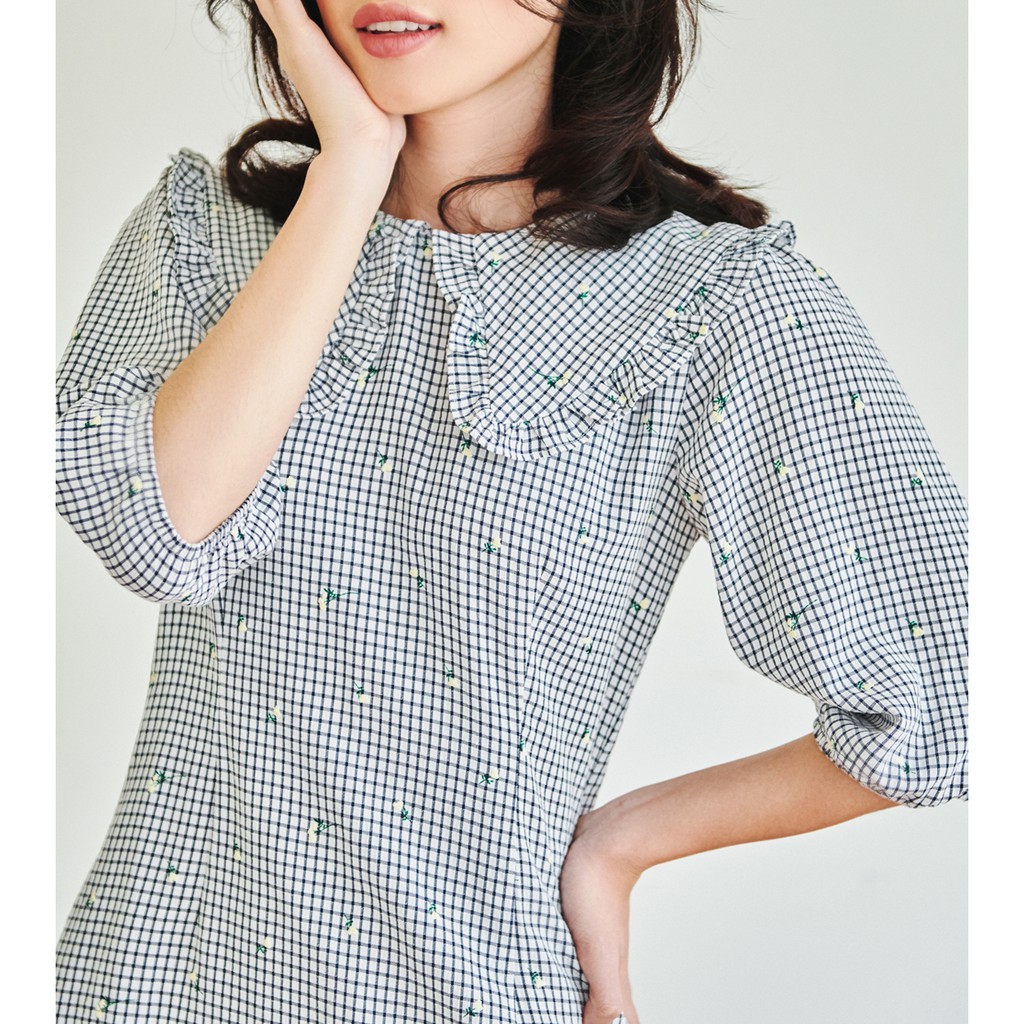 BLEUBIRD Váy caro dáng A xoè GIGI DRESS | BigBuy360 - bigbuy360.vn