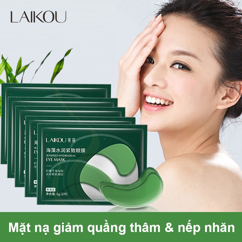 Mặt nạ mắt tảo biển giảm quầng thâm và nếp nhăn LAIKOU hàng nội địa Trung ZD-MN14