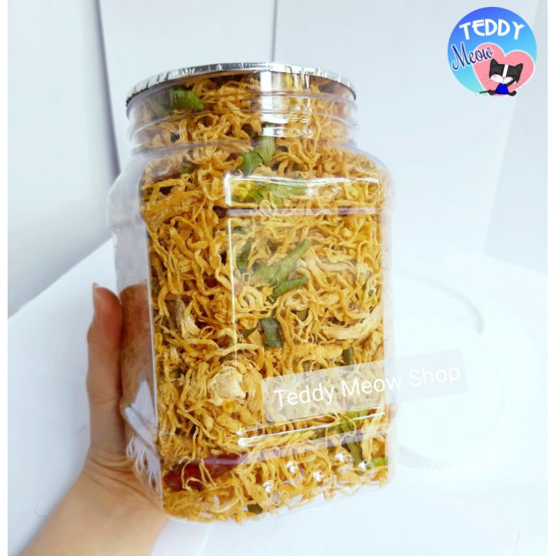 Teddy Meow - Hũ 500gr Khô Gà Lá Chanh loại Đặc Biệt Nhà Làm Thơm Ngon Chất Lượng, sạch sẽ, sấy kỹ, không hóa chất | BigBuy360 - bigbuy360.vn