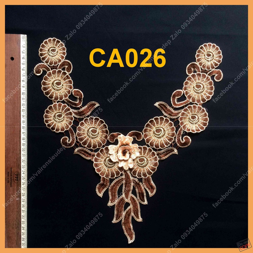 CỔ ÁO HOA ĐỒNG TIỀN - CA026