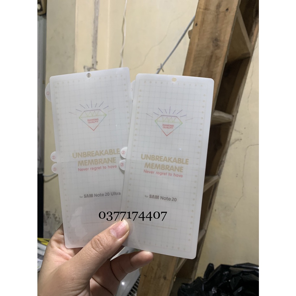 Miếng dán dẻo PPF mặt trước, sau cho Samsung S22, S22 Plus, S22 Ultra, S21, S20, note 20, Ultra, Note 10 Plus , S10 5G