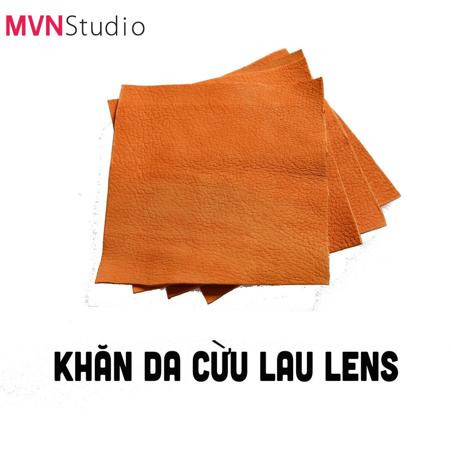 MVN Studio - Khăn da cừu vệ sinh lens, lau ống kính máy ảnh, điện thoại (da cừu thật 100%)