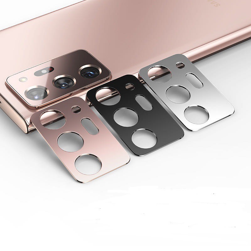 Miếng Dán Bảo Vệ Camera Bằng Kim Loại Cho Samsung Galaxy S23 S22 S21 S20 Note 20 Ultra Plus Z FOLD 4 3