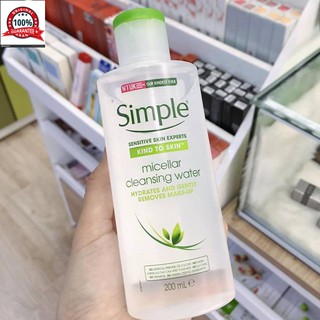 Nước tẩy trang Simple Kind to Skin Micellar Cleansing Wate