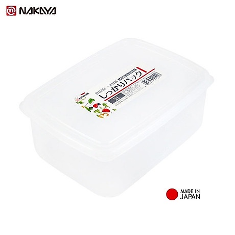 Hộp đựng thực phẩm 2 Lít nắp dẻo Nakaya - Hàng Nội địa Nhật An toàn trong lò vi sóng