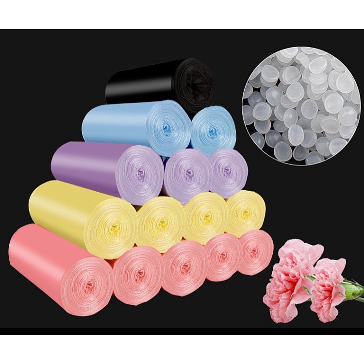 THÙNG 300 TÚI ĐỰNG RÁC SIÊU DAI TỰ PHÂN HUỶ có chỗ RÚT TÚI cực thông minh tiện lợi(KT 50x45CM)