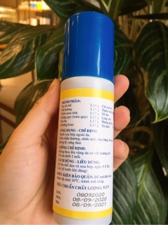 Cồn xoa bóp Y học Cổ Truyền
