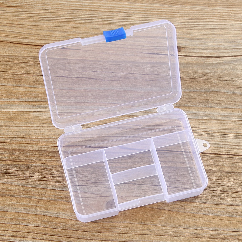 Hộp đựng trang sức trong suốt nhiều ngăn tiện lợi đa năng