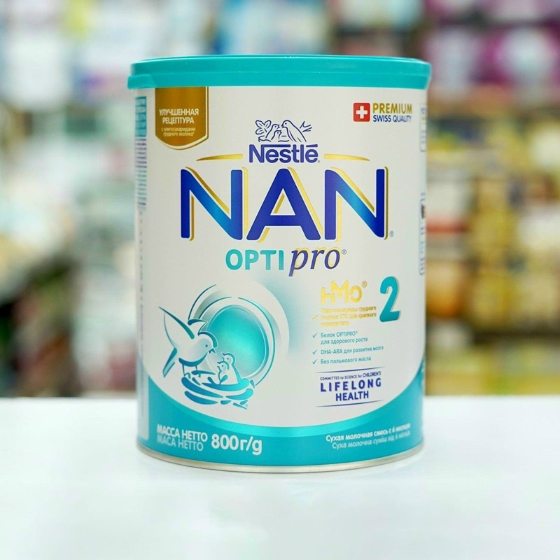 [Mẫu Mới ]Sữa NAN NGA 800gr đủ số 1,2,3,4 (date 2023)