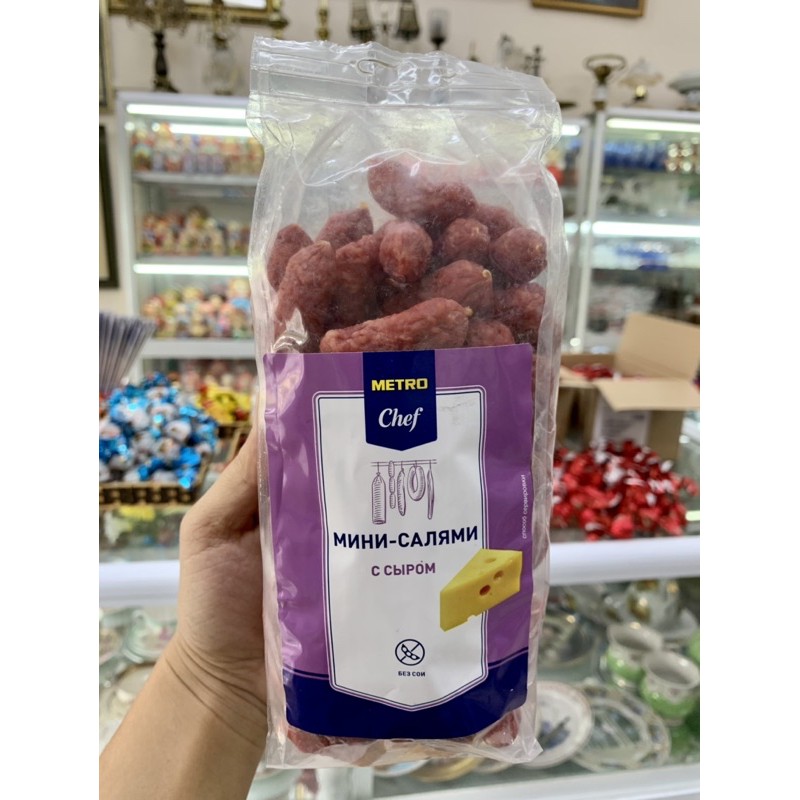 Salami mini nhập khẩu Nga 500gr Chef