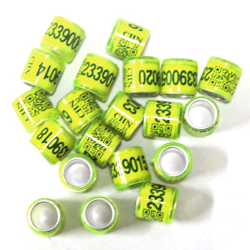 Set 50 Vòng Đeo Chân Chim Bồ Câu Nhiều Màu Sắc Xác Định Tiện Dụng