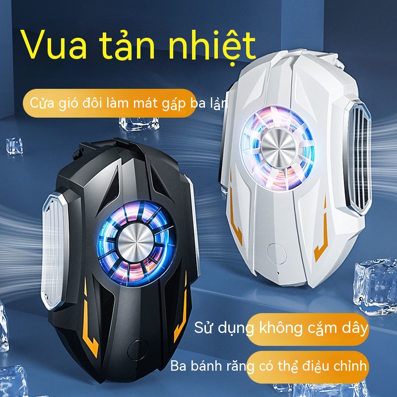 Quạt Tản Nhiệt Kẹp Điện Thoại Di Động Không Dây Có Thể Sạc Lại