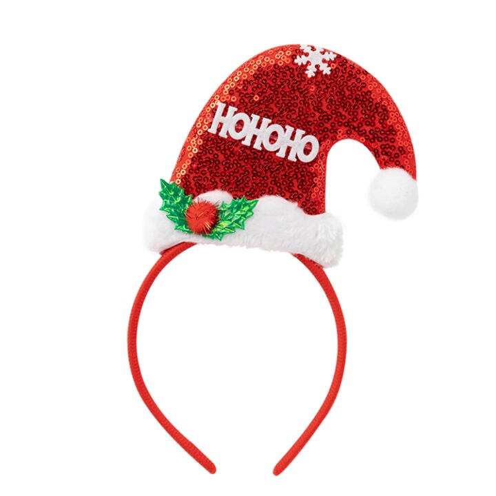 Cài Tóc ARTBOX Hàn Quốc X-MAS Hình Mũ Ông Già Noel Đính Kim Sa Lấp Lánh