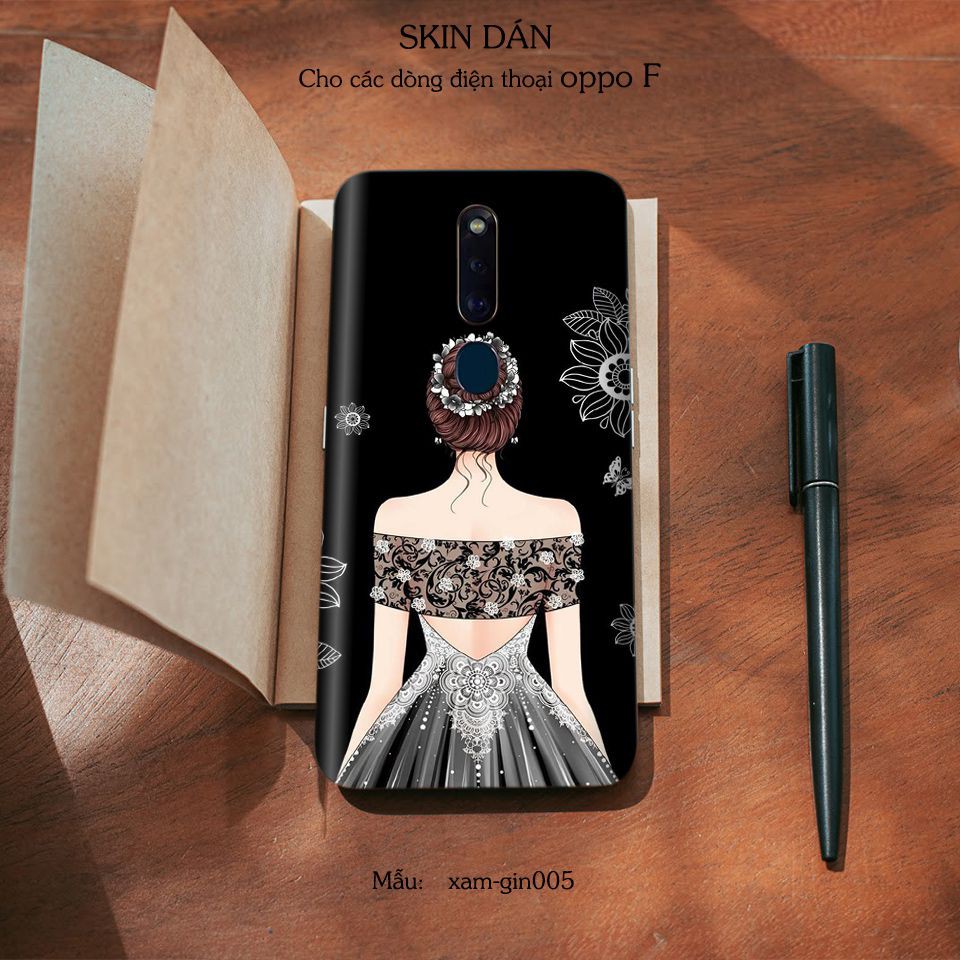 Skin dán cho các dòng điện thoại Oppo F3 - F3 plus - F5 - F7  in hình cực đáng yêu