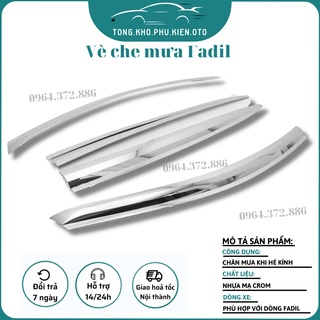 Vè che mưa mạ crom xe Vinfast Fadil chính hãng -made in KOREA.