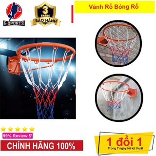 Vành Rổ Bóng Rổ - Size 7 (42cm) + Tặng kèm lưới rổ (Hàng Gia Công) 💥BẢO HÀNH 12 THÁNG💥