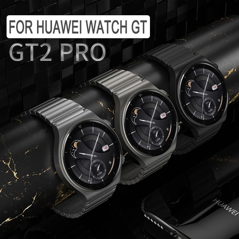 Dây đồng hồ Huawei Watch GT2Pro Smart Watch Dây đeo thép không gỉ khóa bướm 22mm