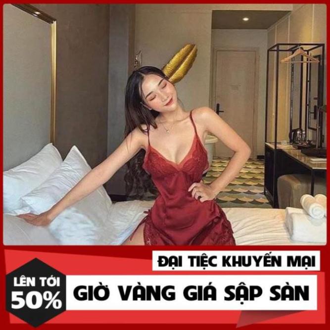 Váy ngủ lụa cao cấp 💝 Free ship 💝 mềm mại quyến rũ *
