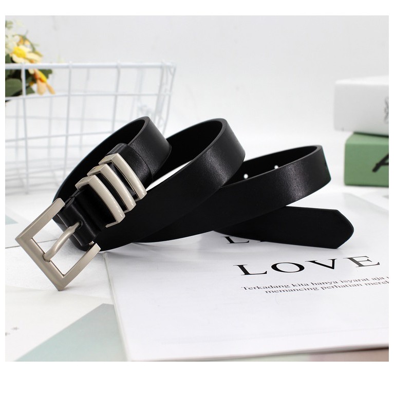 Thắt lưng nữ 2.3cm khóa kim HOT 2023