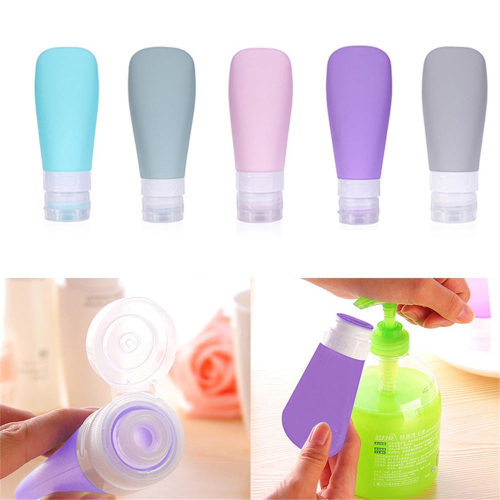 Chai silicon rỗng dùng chiết mỹ phẩm khi đi du lịch