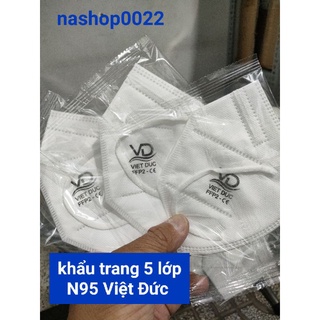 Khẩu trang 5 lớp - N95 Việt Đức - hộp /20 cái.