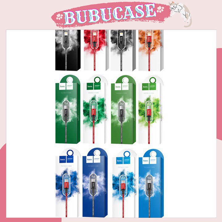 FREESHIP TỪ 50K_ DÀI 1M Cáp Sạc Hoco X14 dòng 5V - 2A đầu sạc Micro USB