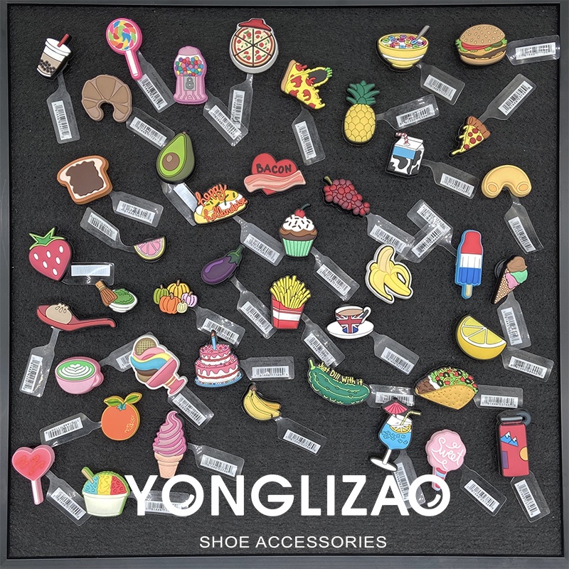 Khóa Cài Trang Trí Giày crocs jibbitz charms Gourmet Series DIY