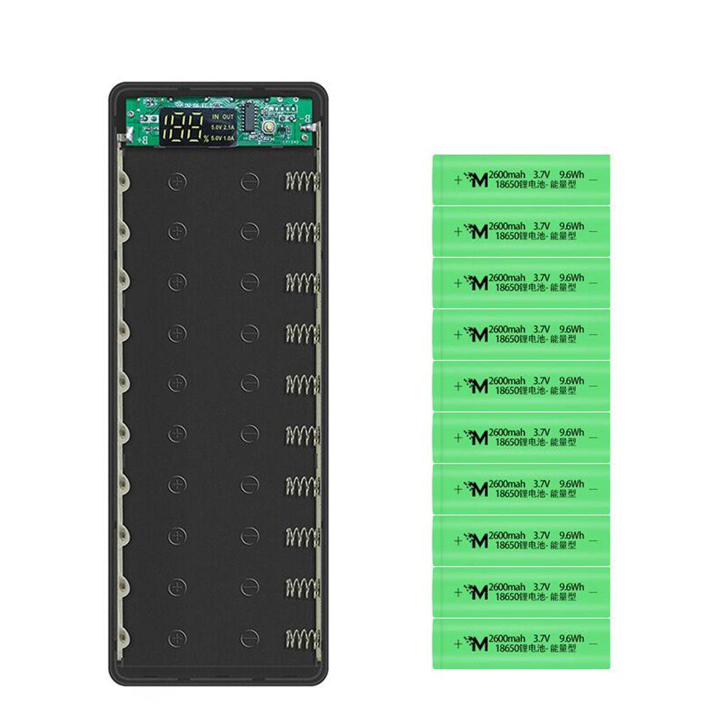Hộp Sạc Pin Điện Thoại Hai Cổng USB PD Mang Đi Tiện Dụng Ốp