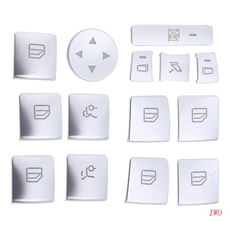 Ốp Nút Bấm Điều Khiển Kính Cửa Sổ Xe Hơi Mercedes Benz B C E GLA CLA ML GLE